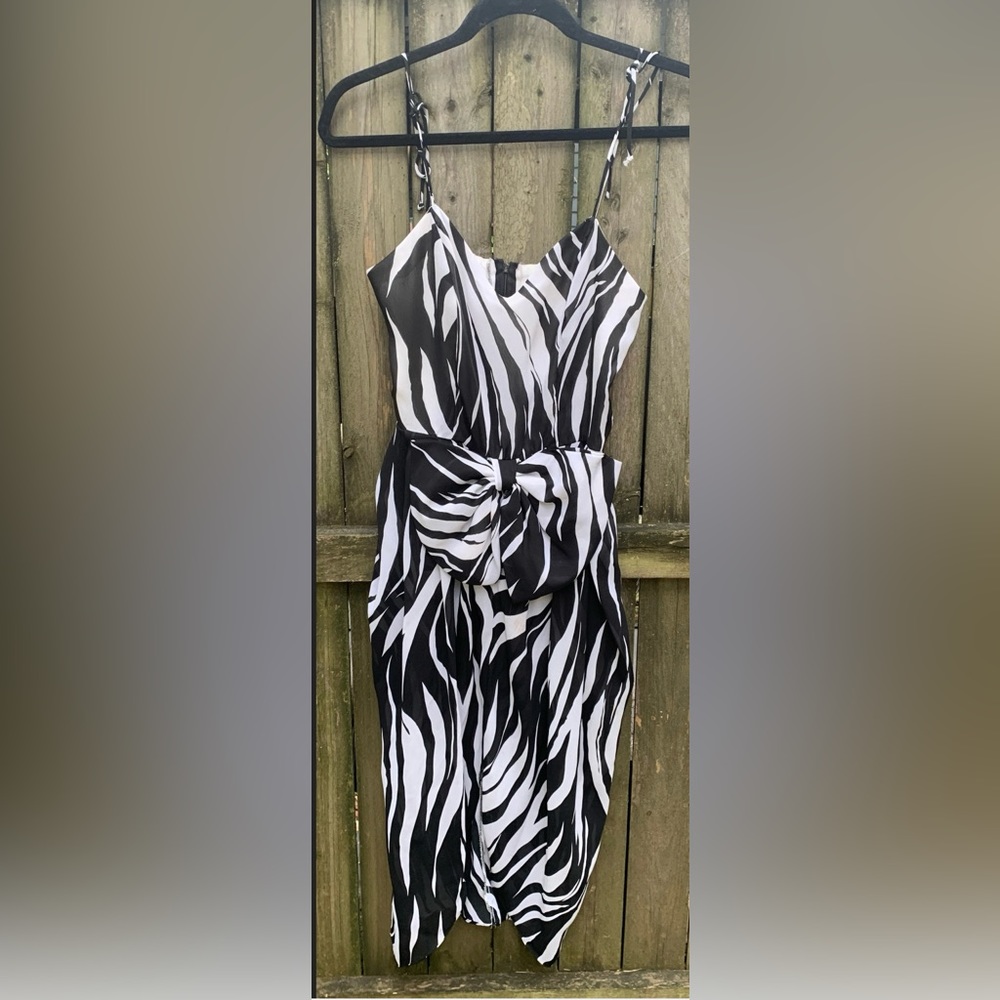 Black White  Dress